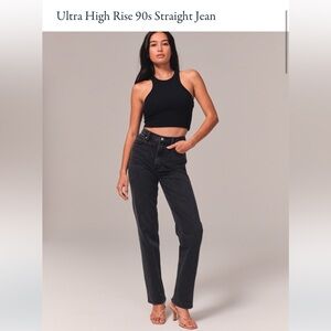 Abercrombie & Fitch 90s Straight Jeans - High Rise